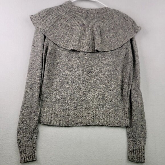 The Villager Womens Vintage Gray Sweater Cowl Neck Detail Medium Silk Wool Blend - Picture 5 of 8